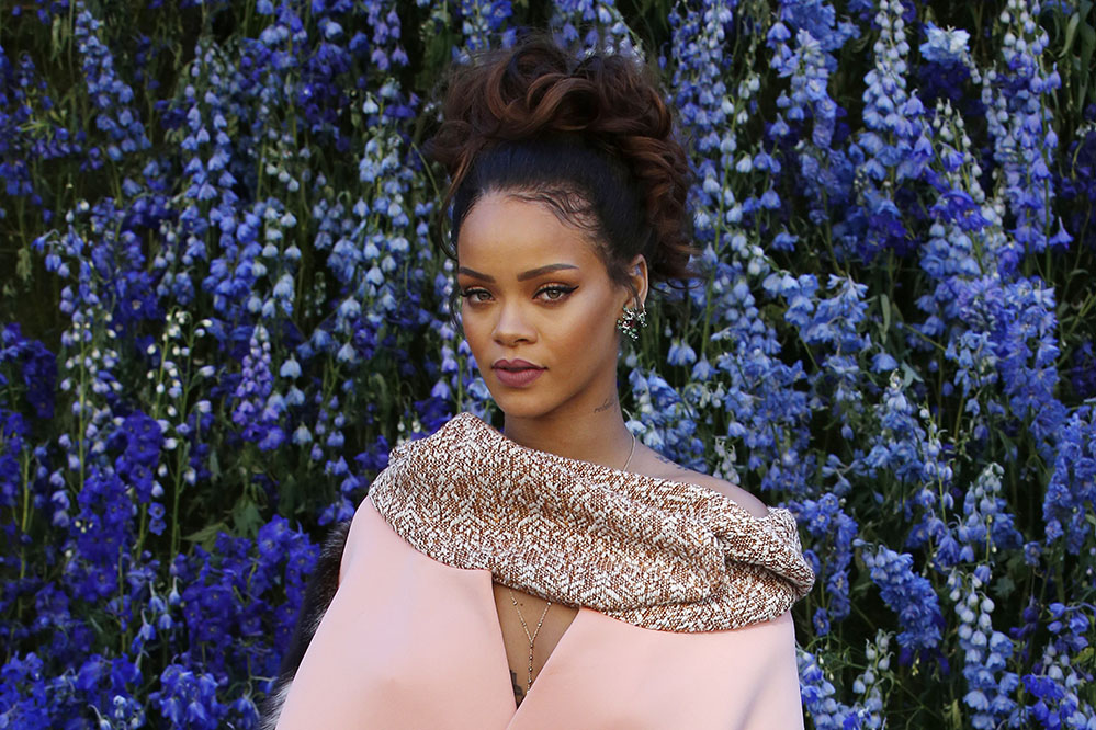 Rihanna is to launch her own, complete make-up collection, Fenty Beauty by Rihanna (Credit: AFP Photo/ Patrick Kovarik)